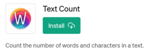 Text Count